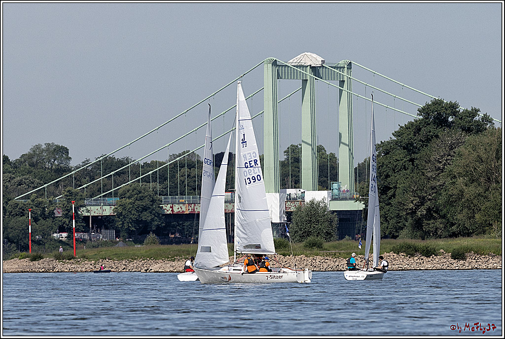 100 Jahre Rheinwoche 2022 - 1. Wettfahrt Porz - Hitdorf, 03.06.2022,